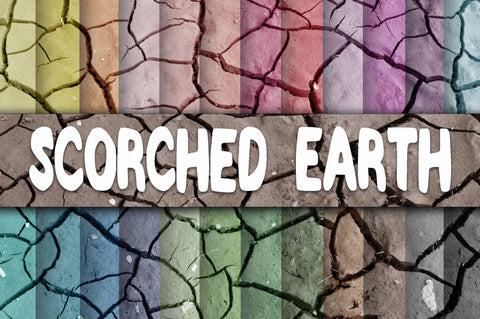 Scorched Earth Textures Digital Paper Sublimation Old Market 