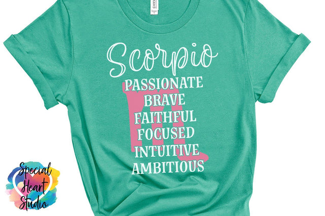 Scorpio Zodiac Sign SVG Special Heart Studio 
