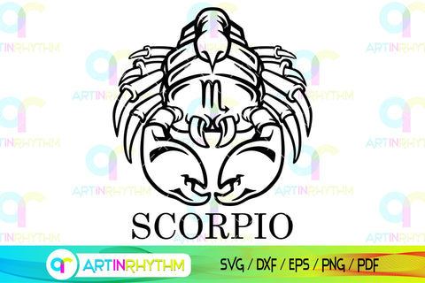 Scorpio zodiac sign svg SVG Artinrhythm shop 