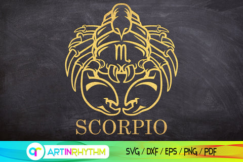 Scorpio zodiac sign svg SVG Artinrhythm shop 