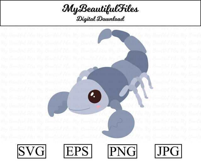 Scorpion - Animal SVG MyBeautifulFiles 