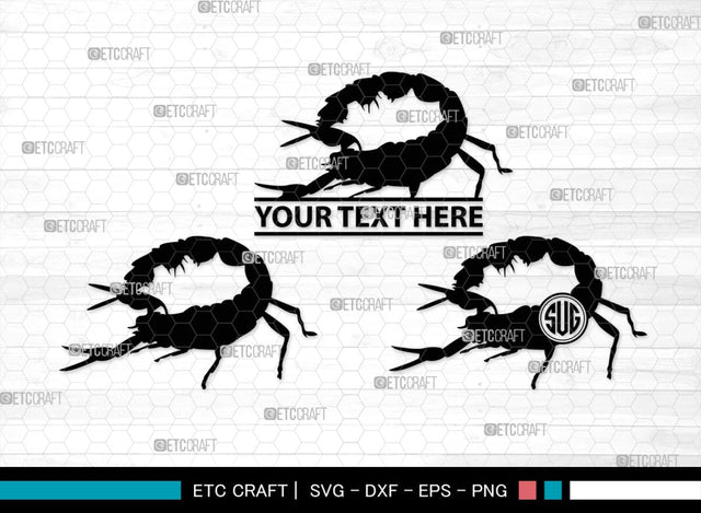 Scorpion Monogram, Scorpion Silhouette, Scorpion SVG, Scorpion Animal Svg, Skorpion Svg, Scorpio Svg, Animal Svg, SB00313 SVG ETC Craft 