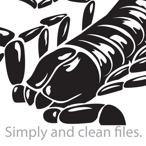 Scorpion with Heart SVG TribaliumArtSF 