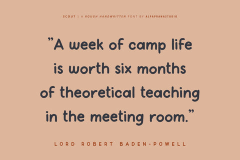 Scout - Rough Handwritten Font Font Alpaprana Studio 