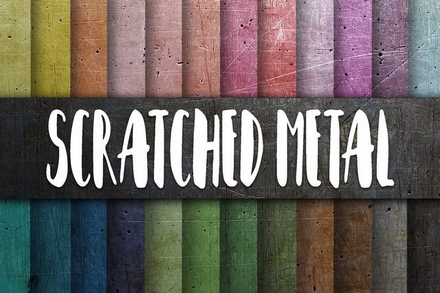 Scratched Metal Textures Digital Paper Sublimation Old Market 