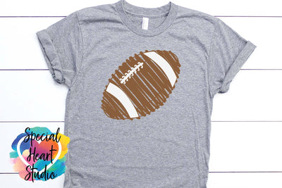 Scribble Football SVG Special Heart Studio 