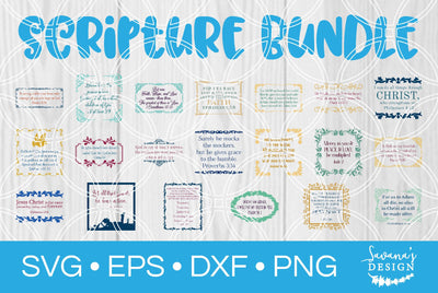 Scripture Bundle SVG SavanasDesign 
