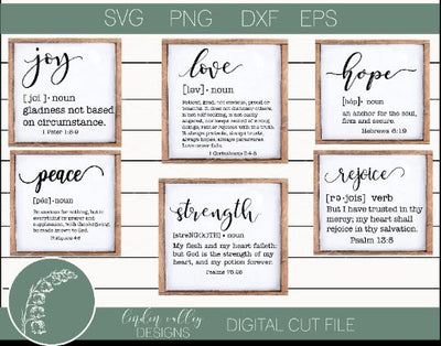 Scripture Definition SVG Bundle SVG Linden Valley Designs 
