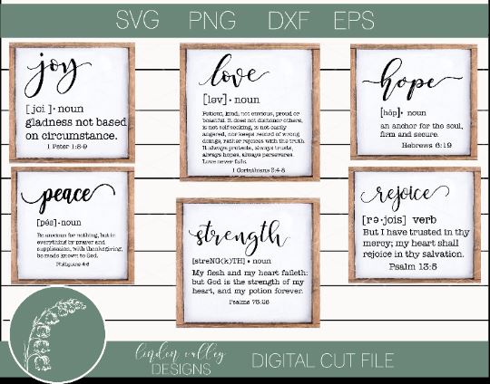 Scripture Definition SVG Bundle SVG Linden Valley Designs 