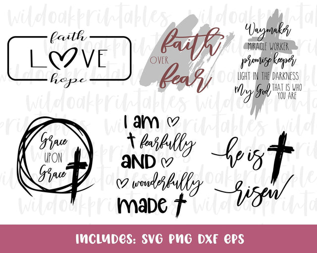 scripture home svg signs, christianity digital home signs svg, diy christian home signs, home cross svgs, family svg bundle, faith svg sign SVG WildOakSVG 