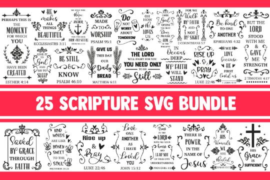 Scripture SVG Bundle, religion svg, waymaker svg, jesus svg, svg designs, svg quotes, bible verse svg, bible svg, faith svg, cross svg, png SVG James 