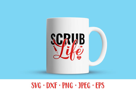 Scrub life SVG. Nurse quote. Nurses saying. Gift for nurse SVG LaBelezoka 