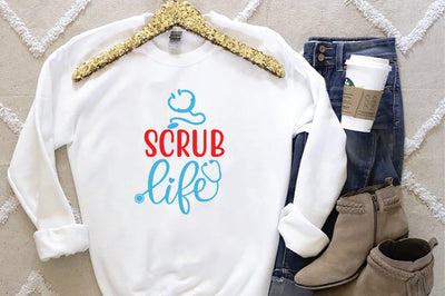 Scrub Life SVG SVG Creativeart88 