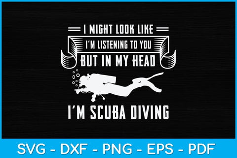 Scuba Diving Ocean Swimmer Lover Underwater Diver Svg File SVG artprintfile 
