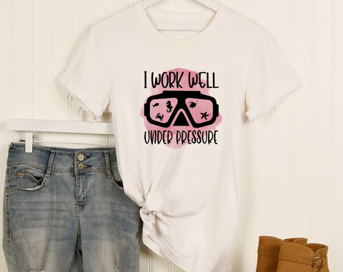 Scuba Diving Sublimation Designs Bundle, 6 Diving Quotes PNG Files, Eat Sleep Dive Repeat PNG, I Work Well Under Pressure PNG, Diving Is My Favorite Therapy PNG Sublimation HappyDesignStudio 