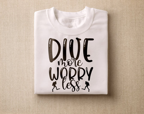Scuba Diving SVG Bundle, 6 Designs, Scuba Diving Shirt SVG, I Work Well Under Pressure SVG, Eat Sleep Dive Repeat SVG SVG HappyDesignStudio 