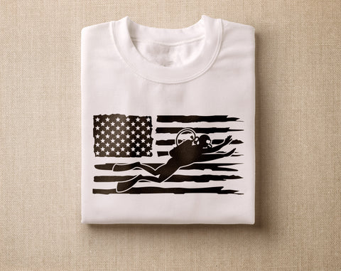 Scuba Diving SVG Bundle, 6 Designs, Scuba Diving Shirt SVG, I Work Well Under Pressure SVG, Eat Sleep Dive Repeat SVG SVG HappyDesignStudio 