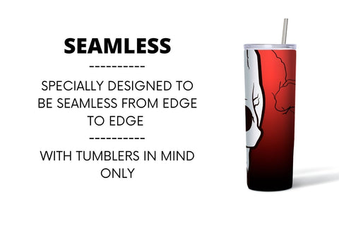 Scull Tumbler Sublimation Sublimation SvgOcean 