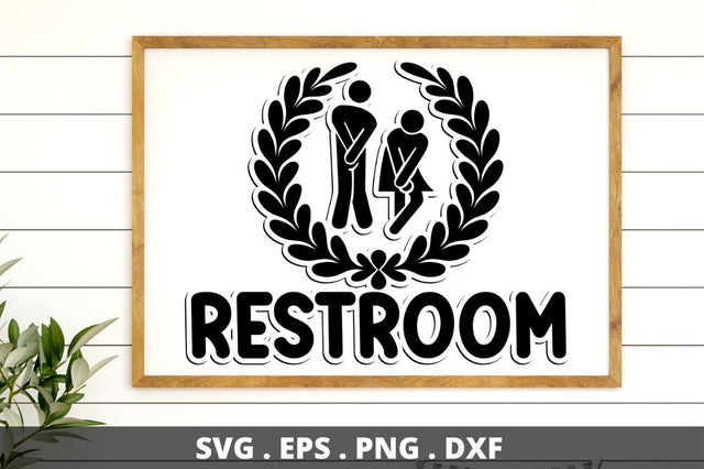 SD0001 - 10 Restroom SVG Designangry 
