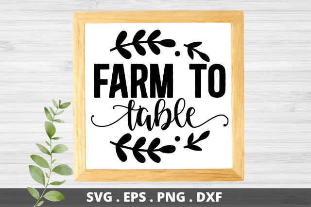 SD0001 - 25 Farm to table SVG Designangry 