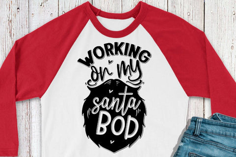 SD0001 - 4 Working on my santa bod SVG Designangry 