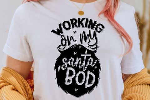 SD0001 - 4 Working on my santa bod SVG Designangry 