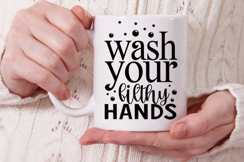 SD0001 - 5 Wash your filthy hands SVG Designangry 