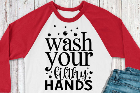 SD0001 - 5 Wash your filthy hands SVG Designangry 