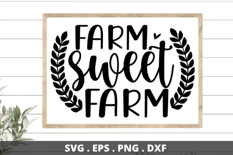 SD0002 - 23 Farm sweet farm SVG Designangry 