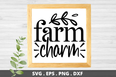 SD0002 - 25 Farm charm SVG Designangry 