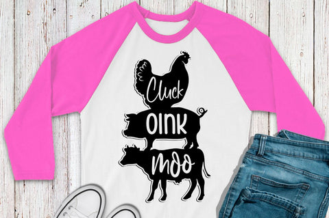 SD0002 - 30 Cluck oink moo SVG Designangry 