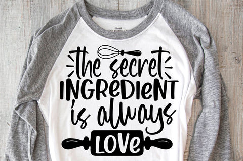 SD0003 - 16 The secret ingredient is always love SVG Designangry 