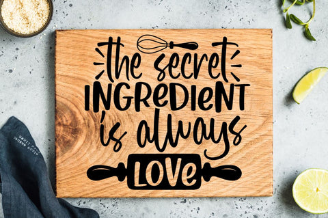 SD0003 - 16 The secret ingredient is always love SVG Designangry 