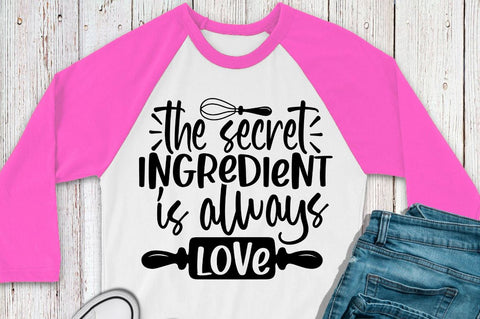 SD0003 - 16 The secret ingredient is always love SVG Designangry 