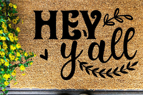 SD0003 - 8 Hey yall SVG Designangry 