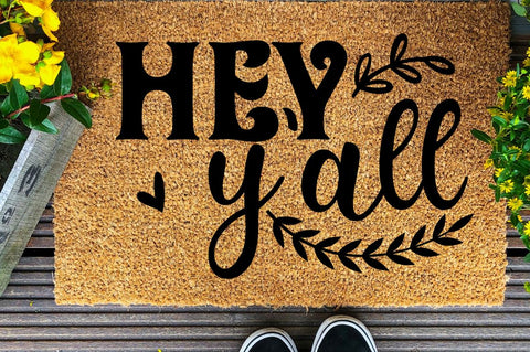 SD0003 - 8 Hey yall SVG Designangry 