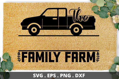 SD0004 - 12 The Family farm SVG Designangry 