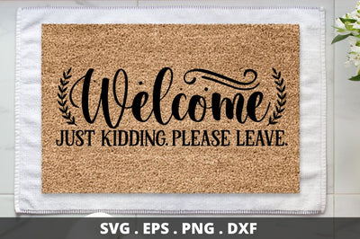 SD0004 - 15 Welcome just kidding please wait SVG Designangry 