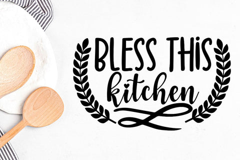 SD0004 - 2 Bless this kitchen SVG Designangry 