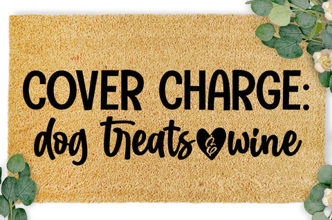 SD0004 - 4 Cover charge dog treats and wine SVG Designangry 
