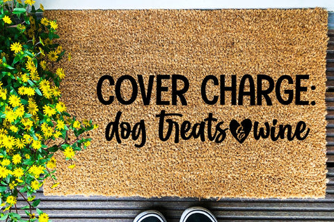 SD0004 - 4 Cover charge dog treats and wine SVG Designangry 