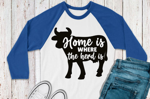 SD0007 - 5 Home is where the herd is SVG Designangry 