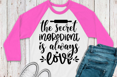 SD0008 - 12 the secret ingredient is always love SVG Designangry 