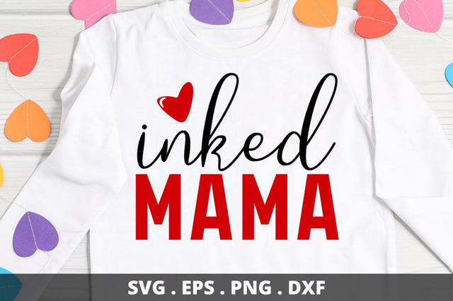 SD0009 - 13 Inked mama SVG Designangry 