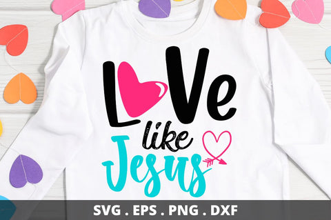 SD0009 - 9 Love like jesus SVG Designangry 