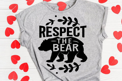 SD0010 - 1 Respect the bear SVG Designangry 