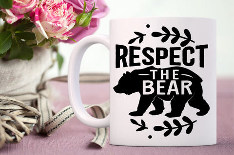 SD0010 - 1 Respect the bear SVG Designangry 