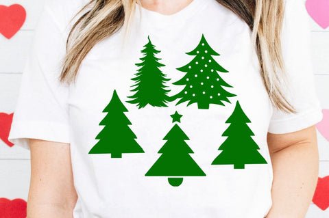 SD0010 - 14 christmas tree SVG Designangry 