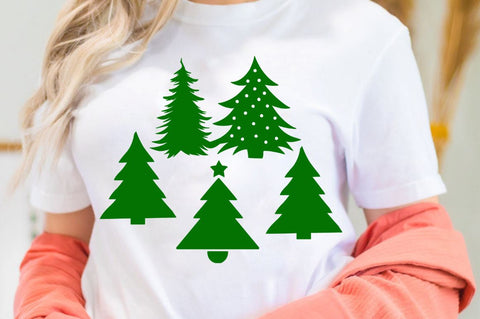 SD0010 - 14 christmas tree SVG Designangry 