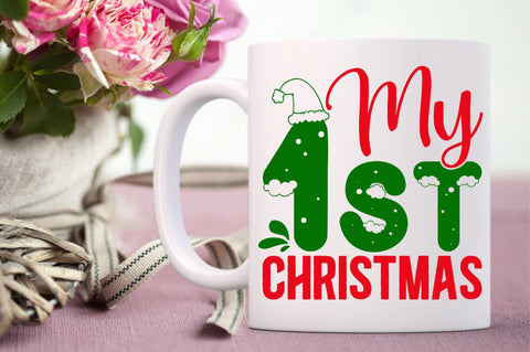 SD0010 - 2 My 1st christmas SVG Designangry 